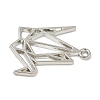 Alloy Open Back Bezel Pendants FIND-L025-07P-2