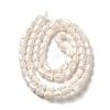 Electroplate Glass Beads Strands EGLA-D031-01J-2