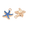 Alloy Enamel Pendants PALLOY-F224-10G-02-2
