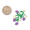 Seed Glass Beaded Big Pendants PALLOY-MZ00877-03-2