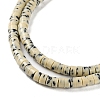 Imitation Dalmatian Handmade Porcelain Beads Strands PORC-H011-04-4