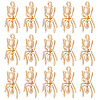 24Pcs Brass Charms KK-BC0010-10-1