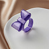 Bowknot Resin Cuff Rings for Women FS-WG62775-08-1