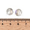 Electroplate Transparent Round Glass Beads GL-CBA6A73-FP03-3