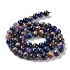Natural Rainbow Tiger Eye Beads Strands G-NH0002-A01-A03-3