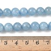 Natural Aquamarine Beads Strands G-D327-C03-8mm-5