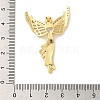 Rack Plating Brass Micro Pave Clear Cubic Zirconia Pendants KK-C047-20E-G-3