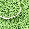 Frosted Opaque 6/0 Glass Seed Beads SEED-R029-4mm-A03-2