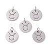 Non-Tarnish 304 Stainless Steel Charms STAS-Q201-T445-2S-2