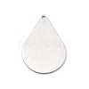 Tarnish Resistant 304 Stainless Steel Pendants STAS-F271-05E-P-2