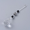 Faceted Crystal Glass Ball Chandelier Suncatchers Prisms AJEW-G025-A04-1