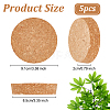 Wood Cork Stopper LS-AJEW-WH0473-09-2