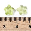 Transparent Spray Painted Glass Beads X1-GLAA-NH0003-01E-3