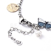 304 Stainless Steel Butterfly Jewelry Sets SJEW-JS01089-5