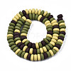 Handmade Polymer Clay Beads Strands CLAY-N008-008W-4