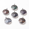 Natural & Synthetic Mixed Stone Pendants G-P378-C-1