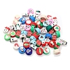 Christmas Themed Handmade Polymer Clay Beads XMAS-PW0001-200D-1