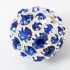 Brass Rhinestone Beads RB-Q165-4-1
