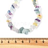Natural Fluorite Chips Beaded Necklace NJEW-FZ00004-08-5