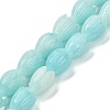 Synthetic Shell Dyed Carved Beads Strands SHEL-K007-08B-02-1