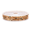 Real 16K Gold Plated Brass Oval Link Chains CHC-TADZ0001-01G-2