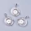 Natural Quartz Crystal Pendants G-F546-A21-1