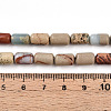 Natural Shoushan Stone Beads Strands G-N346-01B-07-5
