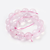 Natural Rose Quartz Beads Strands G-C076-12mm-3-2