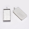 Alloy Pendant Cabochon Settings LS-PALLOY-2418-P-LF-2