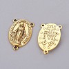 Tibetan Style Oval with Virgin Holy Rosary Center Pieces Chandelier Links LS-GLF0961Y-NF-2