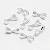 Anti-Tarnish Rhodium Plated 925 Sterling Silver Pendant Bails STER-E050-10P-1