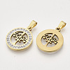 201 Stainless Steel Pendants STAS-N089-84G-2