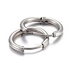 Tarnish Resistant 202 Stainless Steel Huggie Hoop Earrings EJEW-L205-02G-P-2