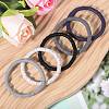 Polymer Clay Heishi Surfer Stretch Bracelets Set BJEW-SW00124-4
