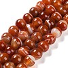 Natural Striped Agate/Banded Agate Beads Strands G-Z060-A01-C05-1