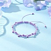 Adjustable Nylon Cord Braided Bead Bracelets BJEW-MZ00163-04-1