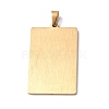 201 Stainless Steel Pendant LS-STAS-B033-01G-20-2