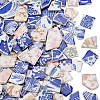 500G 4 Styles Handmade Porcelain Cabochons PORC-SP0001-22-1