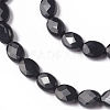 Natural Black Onyx Beads Strands G-I271-B02-6x8mm-3