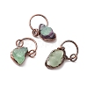 Natural Fluorite Pendants G-M383-26B-1