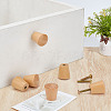 20Pcs Schima Wood Drawer Knobs Pulls Handles AJEW-BC0010-08-4