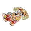 Animal Theme Double-sided Printed Acrylic Pendants OACR-L017-04D-2