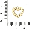 Brass Micro Pave Cubic Zirconia Pendants KK-I276-57G-3