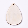 Unfinished Blank Wood Pendants WOOD-WH0098-66-1