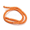 Synthetic Imperial Jasper Dyed Beads Strands G-D077-E01-02F-3