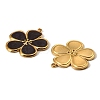 304 Stainless Steel Enamel Pendants STAS-I371-26G-04-2