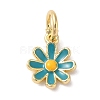 Brass Enamel Charms KK-L216-006G-04-1