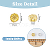 600Pcs 2 Colors Tibetan Style Alloy Beads FIND-DC0002-54-2