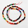 Natural Agate Bead Strands G-G882-4mm-A07-2