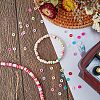12 Strands 6 Colors Handmade Polymer Clay Beads Strands CLAY-HY0001-01-4